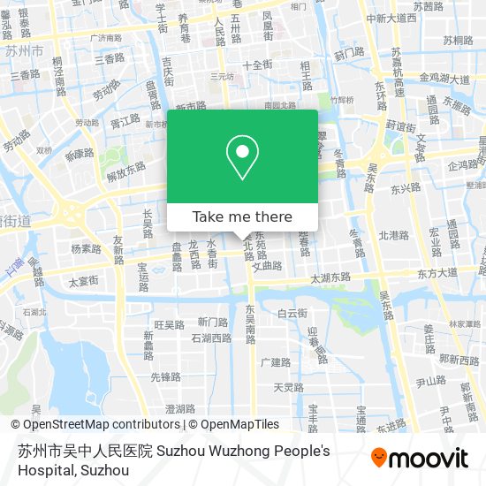 苏州市吴中人民医院 Suzhou Wuzhong People's Hospital map