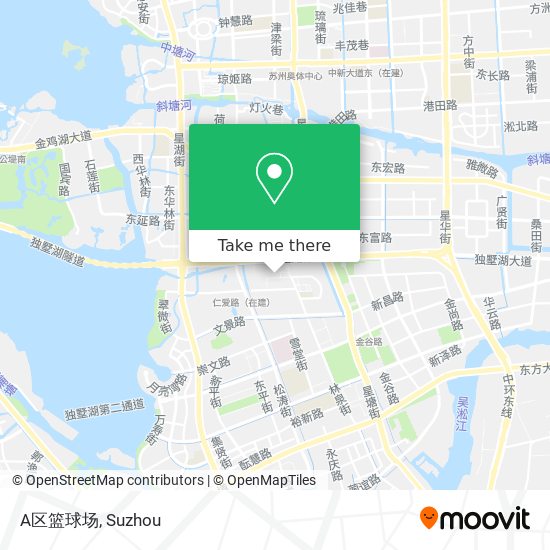A区篮球场 map