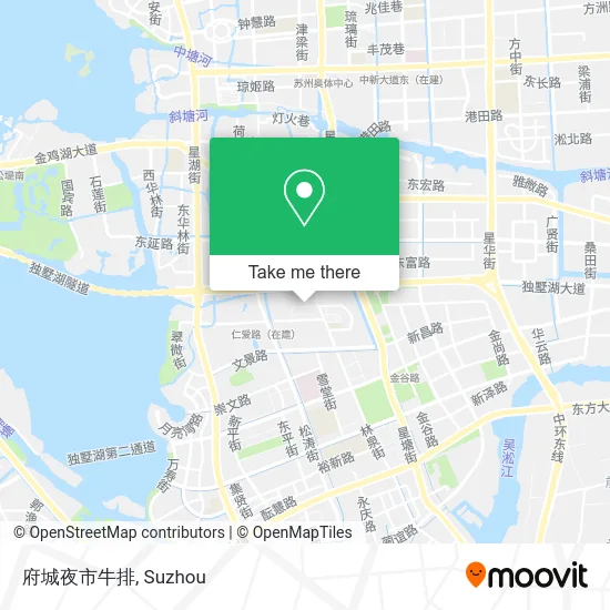 府城夜市牛排 map