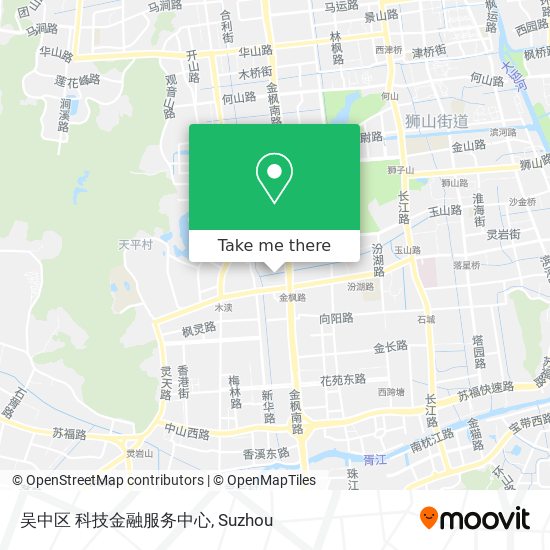 吴中区 科技金融服务中心 map