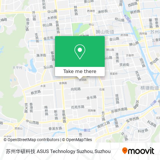 苏州华硕科技 ASUS Technology Suzhou map