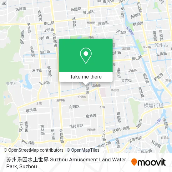 苏州乐园水上世界 Suzhou Amusement Land Water Park map