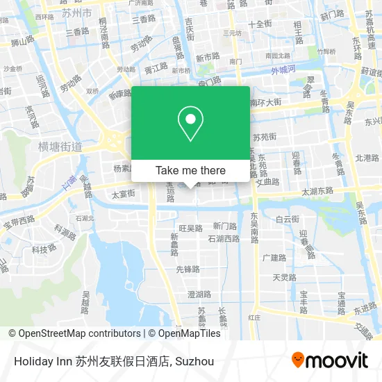 Holiday Inn 苏州友联假日酒店 map