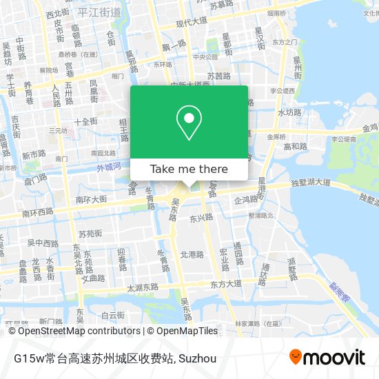 G15w常台高速苏州城区收费站 map