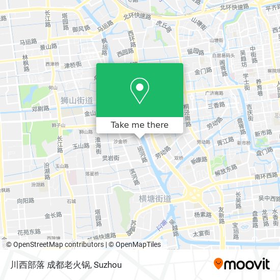 川西部落 成都老火锅 map