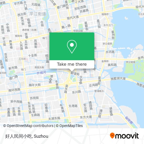好人民间小吃 map