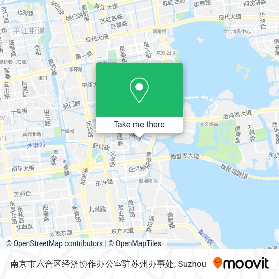 南京市六合区经济协作办公室驻苏州办事处 map