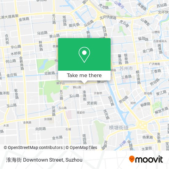 淮海街 Downtown Street map