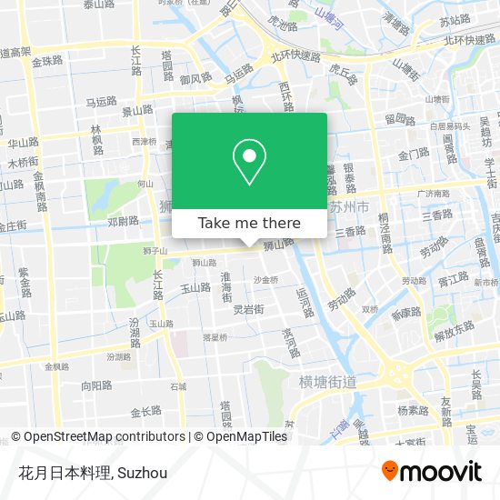 花月日本料理 map