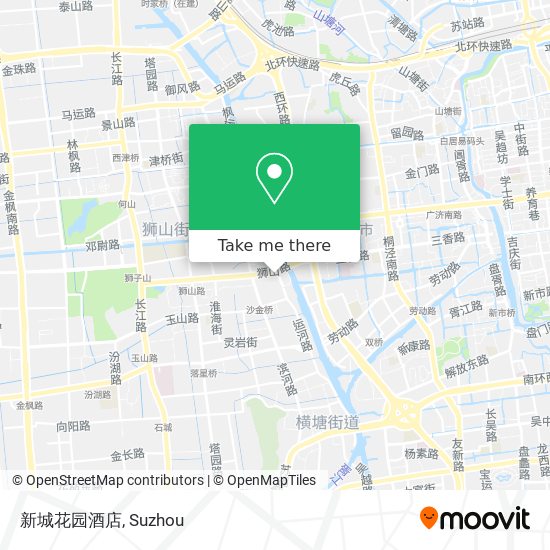 新城花园酒店 map