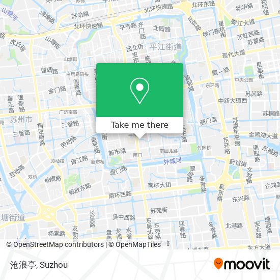 沧浪亭 map