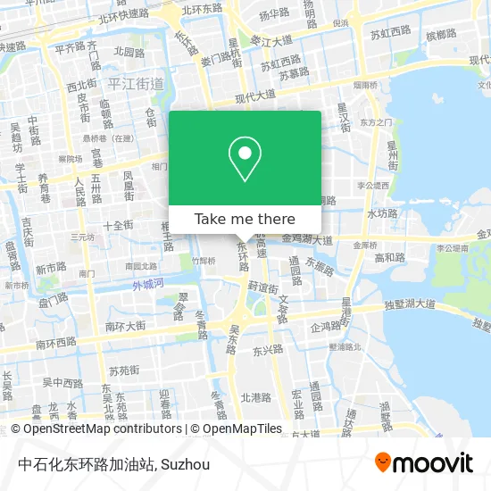 中石化东环路加油站 map