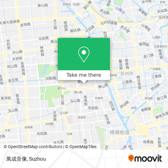 萬成音像 map