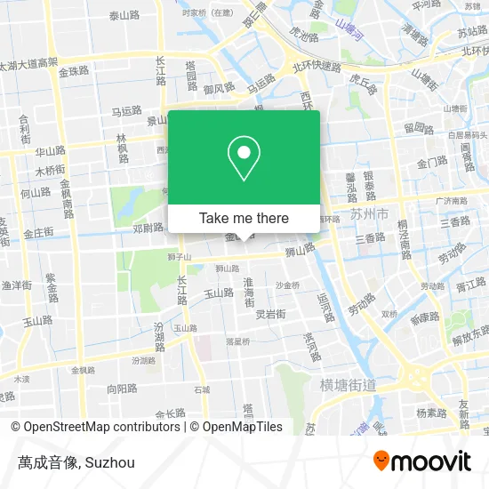 萬成音像 map
