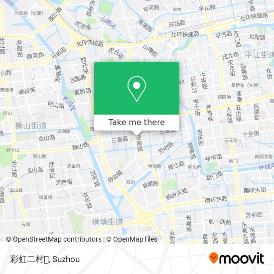 彩虹二村 map