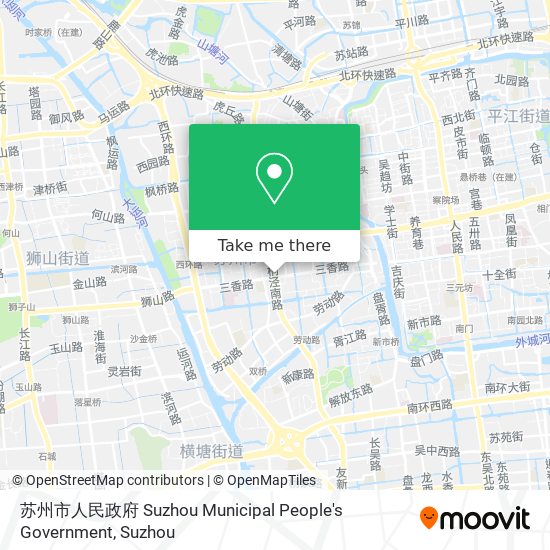 苏州市人民政府 Suzhou Municipal People's Government map