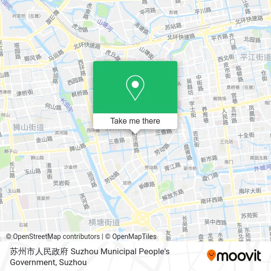 苏州市人民政府 Suzhou Municipal People's Government map