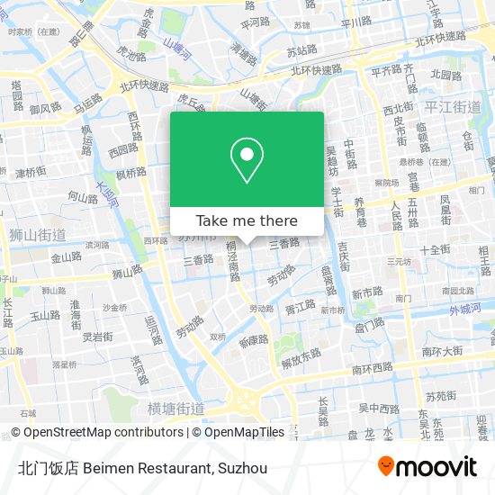 北门饭店 Beimen Restaurant map