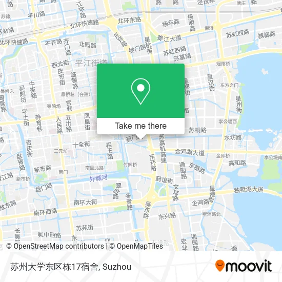 苏州大学东区栋17宿舍 map
