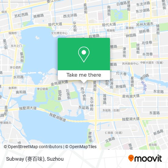 Subway (赛百味) map