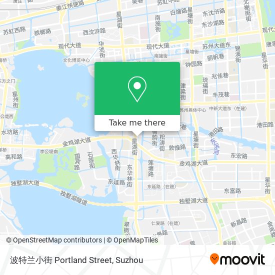 波特兰小街 Portland Street map