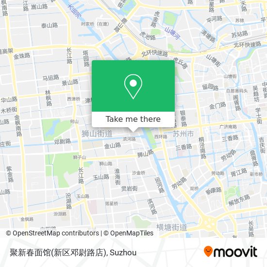 聚新春面馆(新区邓尉路店) map