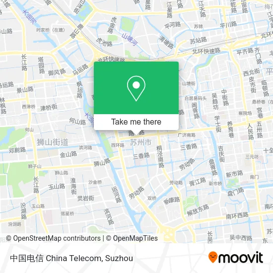 中国电信 China Telecom map