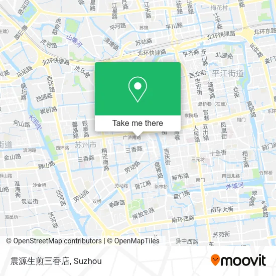 震源生煎三香店 map
