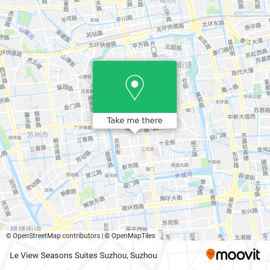 Le View Seasons Suites Suzhou map
