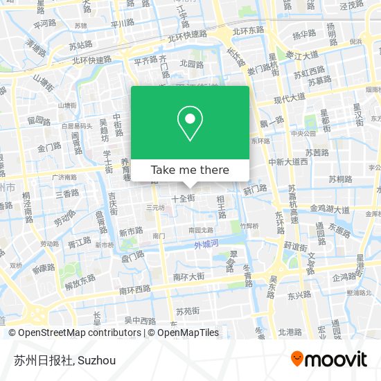 苏州日报社 map