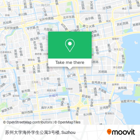 苏州大学海外学生公寓3号楼 map