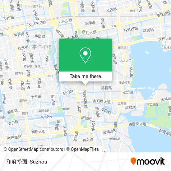 和府捞面 map