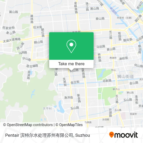 Pentair 滨特尔水处理苏州有限公司 map