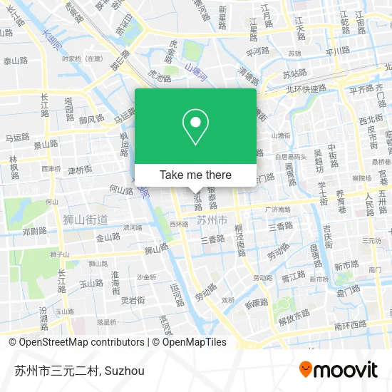 苏州市三元二村 map