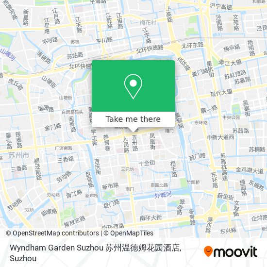 Wyndham Garden Suzhou 苏州温德姆花园酒店 map