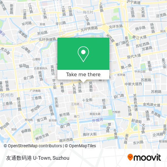 友通数码港 U-Town map