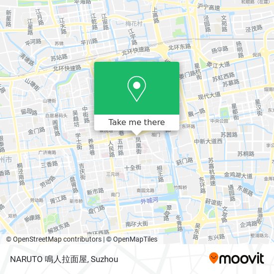 NARUTO 鳴人拉面屋 map