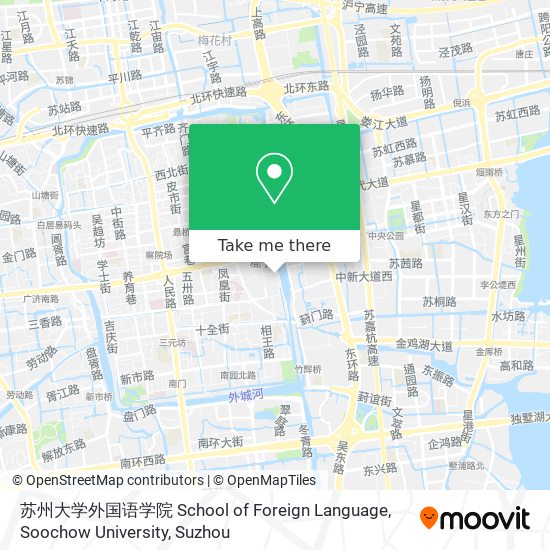 苏州大学外国语学院 School of Foreign Language, Soochow University map