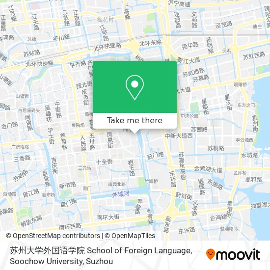 苏州大学外国语学院 School of Foreign Language, Soochow University map