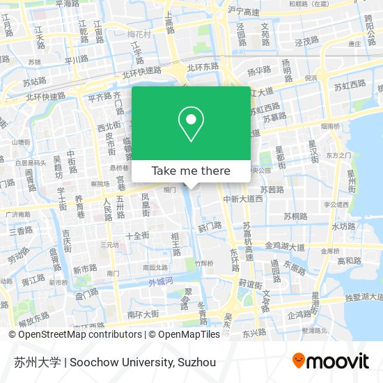 苏州大学 | Soochow University map