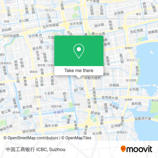 中国工商银行 ICBC map