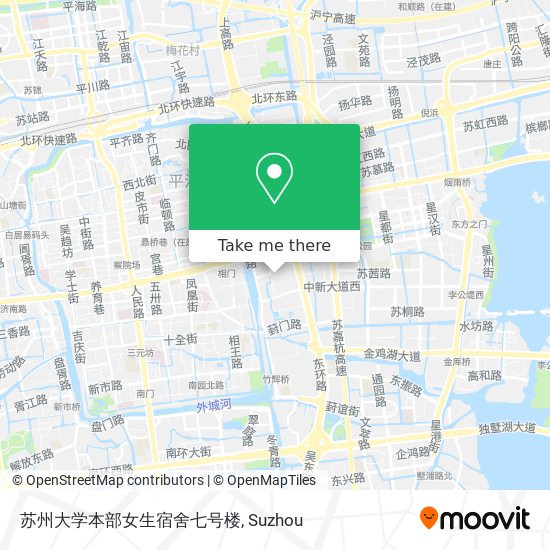 苏州大学本部女生宿舍七号楼 map