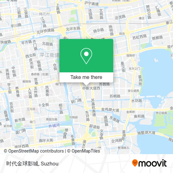 时代金球影城 map