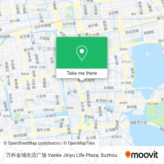万科金域生活广场 Vanke Jinyu Life Plaza map