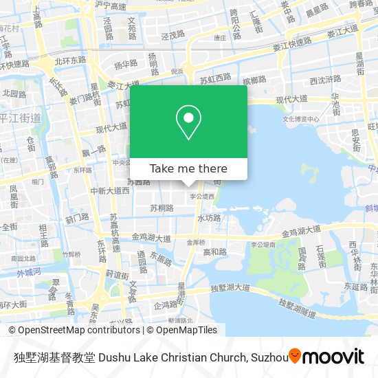 独墅湖基督教堂 Dushu Lake Christian Church map