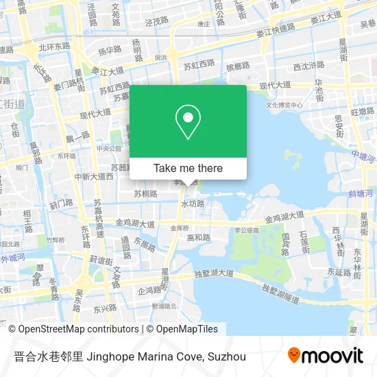 晋合水巷邻里 Jinghope Marina Cove map