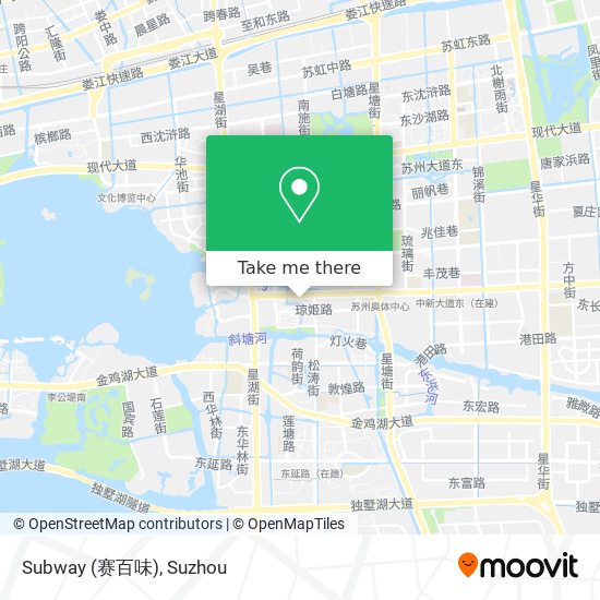Subway (赛百味) map