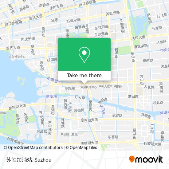 苏胜加油站 map