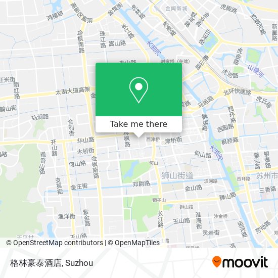 格林豪泰酒店 map