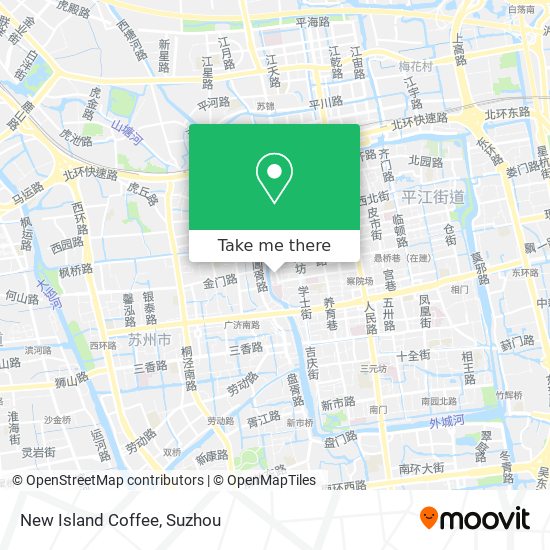 New Island Coffee map